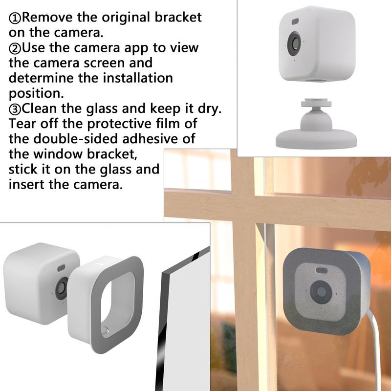 Teccle Window Mount for Blink Mini 2 (2024 Release) ,