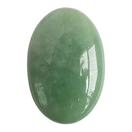 Manekieko Natural Green Aventurine Oval Palm Pocket Healing Crystal Massage Spa Energy Stone,Healing Crystal for Therapy Geometry Chakra Balancing