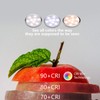 LED Dimmable Under Cabinet Lighting Kit,12V 6 Pack Wired Puck