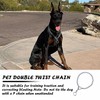 Metal Choke Chain for Dog, Adjustable Choke Collar for Pet