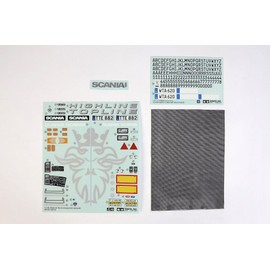 Tamiya 309495581 - Sticker Beutel Scania R620 6 x 4 Highline