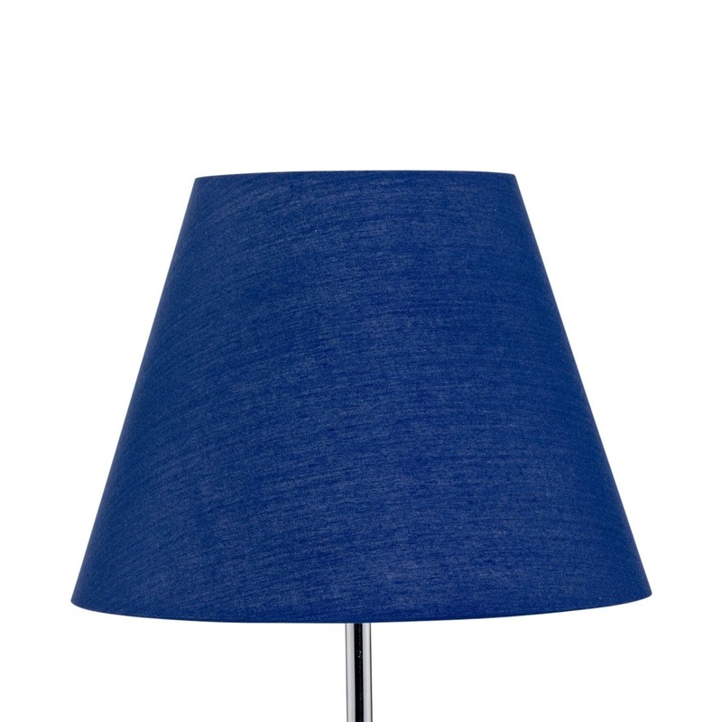 Set of 2 Navy Blue Fabric Table Lamp Shades, Lampshade