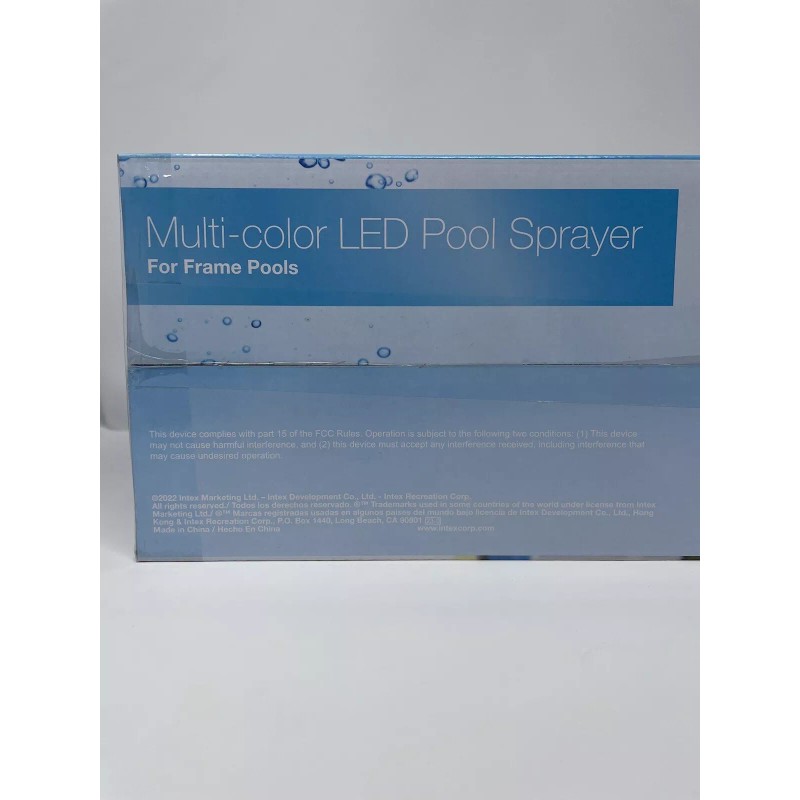 Intex MultiColor LED Pool Sprayer for Above Ground Swimming Pools