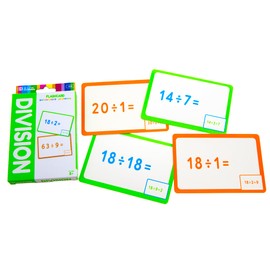 BAZIC Multiplication & Division Flash Cards, Number Math Calculation Card Game Education Training Learning Practice Smart, Great for Kids Activities at Home School Classroom (36/Pack), Set of 2-Pack