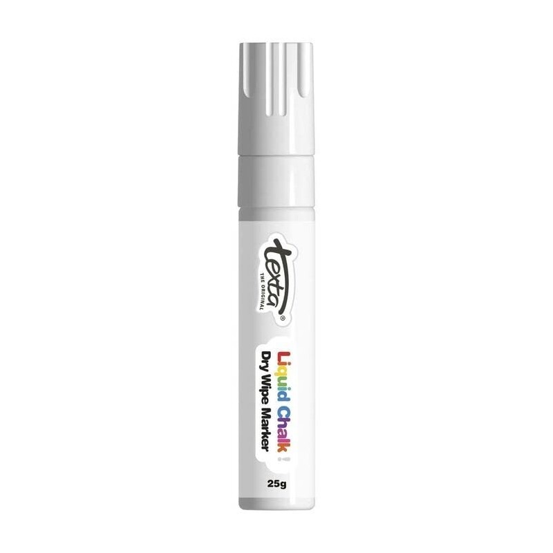 Texta Jumbo Liquid Chalk Marker, White