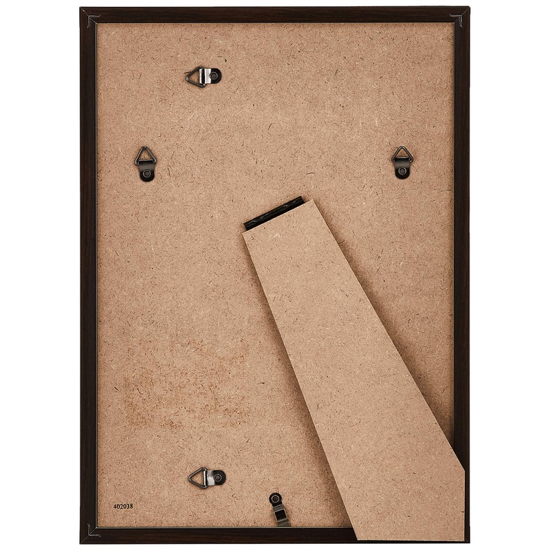 Nakabayashi F-TMS-411-D Two-Tone Photo Frame, A4/B5 Black