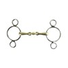 AK Toggle 3 Rings with Rider Jaws German Silver Double