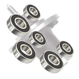 HD Switch - 3 Kits - Mandrel Deck Spindle Bearing Rebuild Kit fits Husqvarna Craftsman 539131898 - C3 & High Temp Grease Upgrade