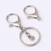 Key Chain Hardware [20 Pieces] One-touch Key Holder with Swivel