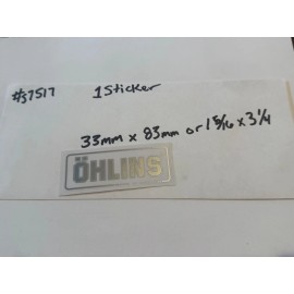 Ohlins Ducati Ohlins Rear Shock Sticker V2 916 Hypermotard 848 1098 1198 Panigale