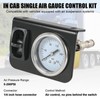 JDMSPEED in Cab Single Air Gauge Control Kit with Paddle