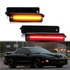 KENRTIR Smoked Lens Amber/Red LED Side Marker Light Kit Compatible