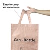 3 Packs Recycling Bags Pink,Green,Gray with handle Separate Sorting Organizer
