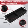 Under Seat Truck Organizer Storage Box with 1 Removable Divider