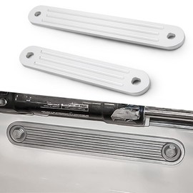 Transom Support Plate Kit for Outboard Motor - Transom Plate & Outboard Mounting Bracket (12" x 2" & 15" x 2"), 3/8" Thick Cast Aluminum, 2 Pack