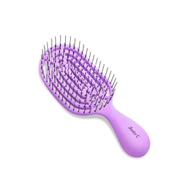 NuWayBrush JuniorC For Children's Thin Hair, Volume Up, Cuticle Care, Scalp Massage, SGS Certified, Hair Scalp Care, Newway Brush, Junior C, Hair Care, Purple