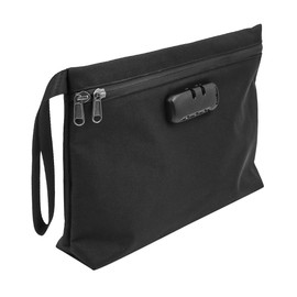 POFET Security Odor Proof Bag with Combination Lock, 11.8 x 7.88 Inches, Waterproof Wallet, Smell Proof Bag for Men and Women, Portable