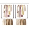 STO STO Closet Hanging Rod, Length and Height Adjustable Closet