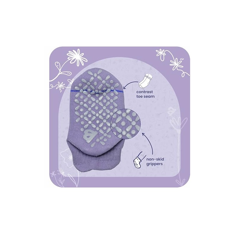 Goldbug Tiny Treads Grip Socks - Socks with Grips for