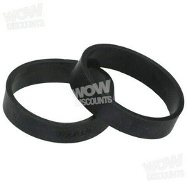 Electruepart Drive Belts to fit Dirt Devil Handy 150 (Pack of 2, Black,