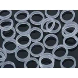 Clear 3/16" 6.5 oz Heavy - Orthodontic Elastic - Braces - Dental Rubber Band