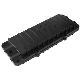 PNGKNYOCN 2 in 2 Out Horizontal Cable Junction Box, 12 Core Fusion Splice Kit Fibre Optic Connection Box Fibre Optic Outdoor Waterproof Protection Box