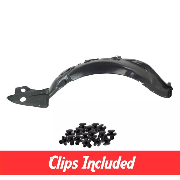 Aftermarket Products Left Fender Liner w/ Clips For 2006-2009 Ford