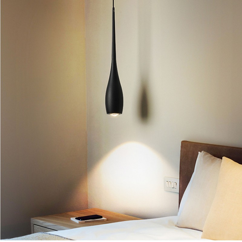 Modern Pendant Light for Kitchen Island Iron LED Hanging Ceiling