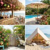 12FT 20LED Summer Hawaiian Themed Party Decorations Lights - LED