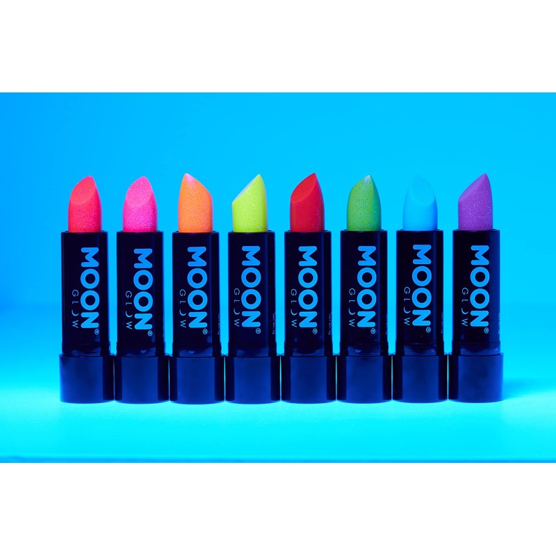 Moon Glow - 5g Neon UV Glitter Lipstick - Yellow
