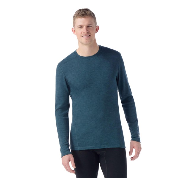 Smartwool Men's Standard Classic Thermal Merino Base Layer Crew, Twilight