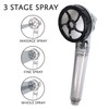 BIO CERA Premium Atozero Hand Held Filtered Showerhead, Remove Chlorine,