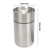 Car Ashtray with Lid Portable Removable Stainless Steel Smokeless Ashtray