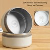 TOPINCN 420ml Food Warm Lunch Container, Stainless Steel Thermal Lunch