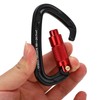 Auto Locking Rock Climbing Carabiner D Shaped Carabiner Yoga Hammock