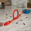 Hot Wheels Toy Car Track Set, Track Builder Playset Flame