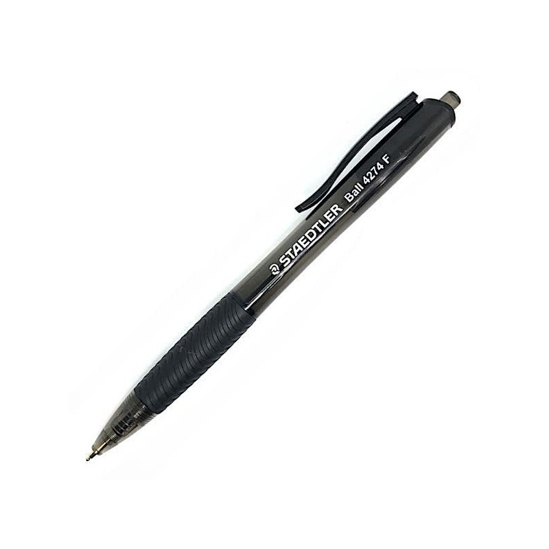 Staedtler Ballpoint Pen, 0.7 mm (F), Black Ink, Set of
