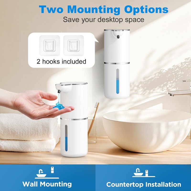 maxtachi Automatic Soap Dispenser, 1200 mAh Electric Soap Dispenser with