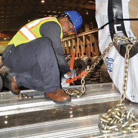 VULCAN Load Binder - Safety Release Lever-Style - for 5/16 Inch or 3/8 Inch Grade 70 Chain - 6,600 Pound Safe Working Load