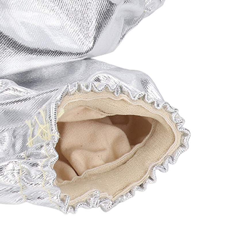 1 Pair Arm Oversleeves Insulated High Temperature Resistant Aluminum Foil