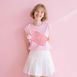 Belt Bag Fanny Pack for Girls - Women Initial Crossbody Bag for Birthday Gifts for 5 6 7 8 9 10 11 12 13 Year Old M