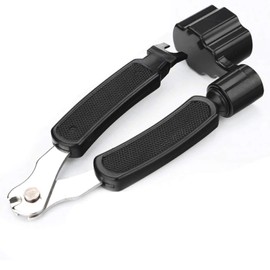 Guitarra accesorios, TYC Encordador y Enrollador de cuerdas para guitarra, Incluye Clippers, Extractor de clavijas, Encordador de clavijas, Herramienta 3 EN 1 para la mayoría de instrumentos de cuerda