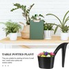 SUPVOX 4Pcs High Heel Shaped Planter: Unique Plastic Flower Pots