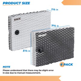 ANTOBLE HWF100 Humidifier Filter Type E Humidifier Filter Replacement for Holmes HWF100 Bionaire BWF100 Sunbeam SF235 SCM630 SCM7808 SCM7809 (6 Pack)