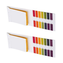 Lansonee Lansonee 2 Pack pH 1-14 Test Indicator 160 Strips Litmus Paper Water Soil Testing Kit