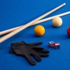 Aruicheng Billiards Glove 2 Pcs Three Finger Pool Glove Universal