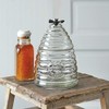 CTW Home Collection 370503 Honey Hive Canister, 6-inch Diameter, Glass,