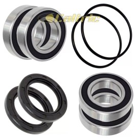 Caltric New Rear Axle Ball Bearing Seal Kit for Suzuki LT-A500F Vinson 500 4X4 2002-2007