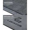 LOCKCUE Microfibre Towel 12"x12" Charcoal Grey
