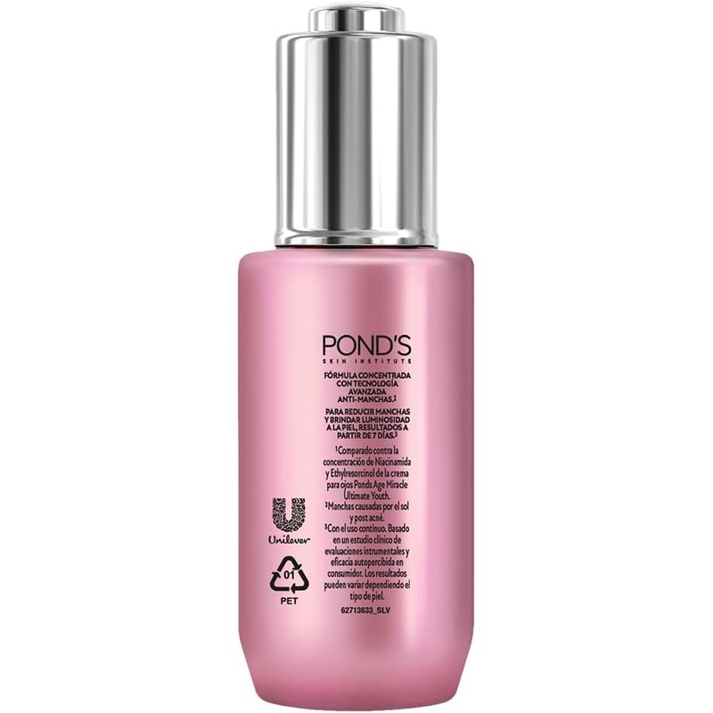 POND'S Sérum Facial 50x Bright Miracle con Niasorcinol Anti-manchas, 30gr